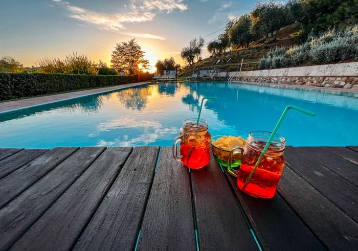 borgo grondaie summer wellbeing pool