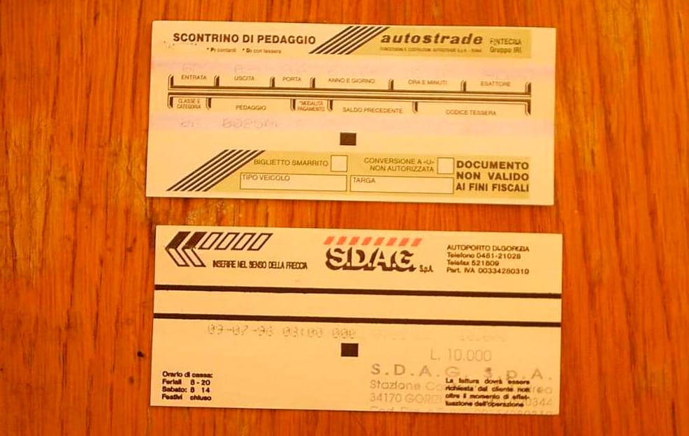 Toll-ticket