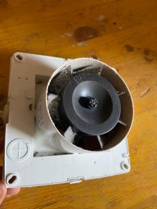 ventola bagno sporca